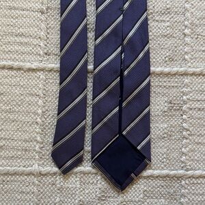 Classic Purple Striped Tie